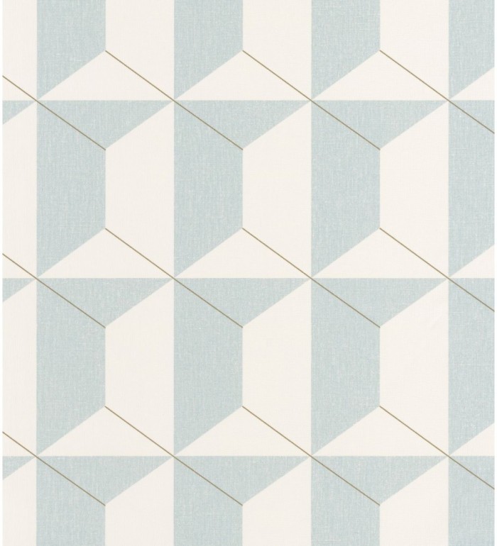 Papel pintado geométrico de hexágonos - Milton Hexagon 126898