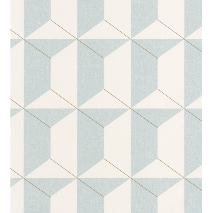 Papel pintado geométrico de hexágonos - Milton Hexagon 126898