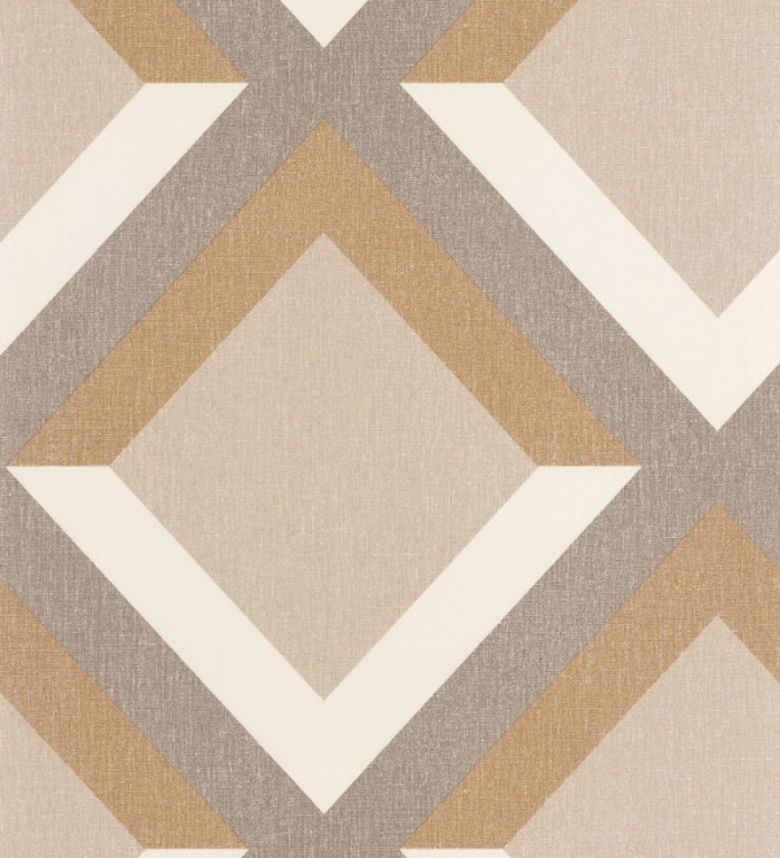 Papel pintado geométrico rombos superpuestos - Wilton House 126900
