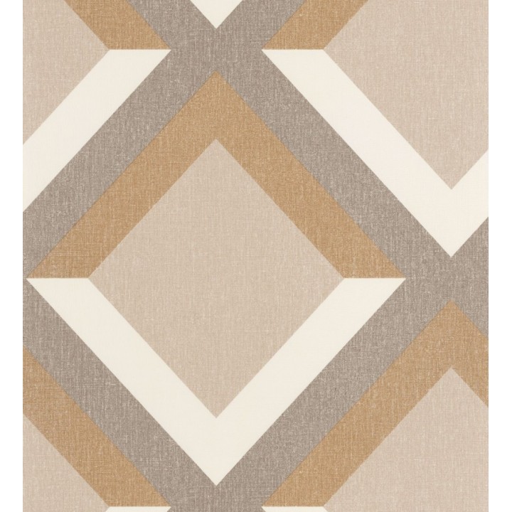 Papel pintado geométrico rombos superpuestos - Wilton House 126900
