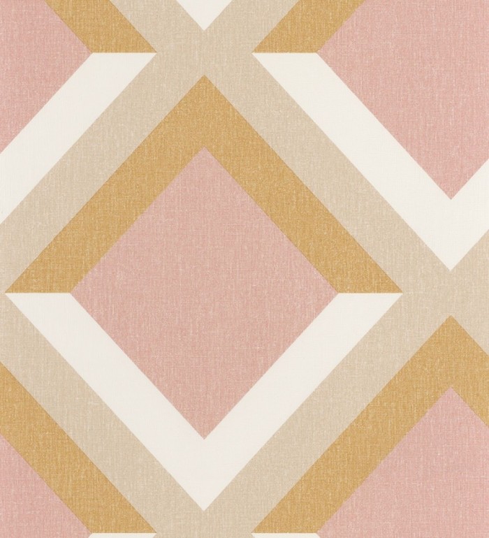 Papel pintado geométrico rombos superpuestos - Wilton House 126901