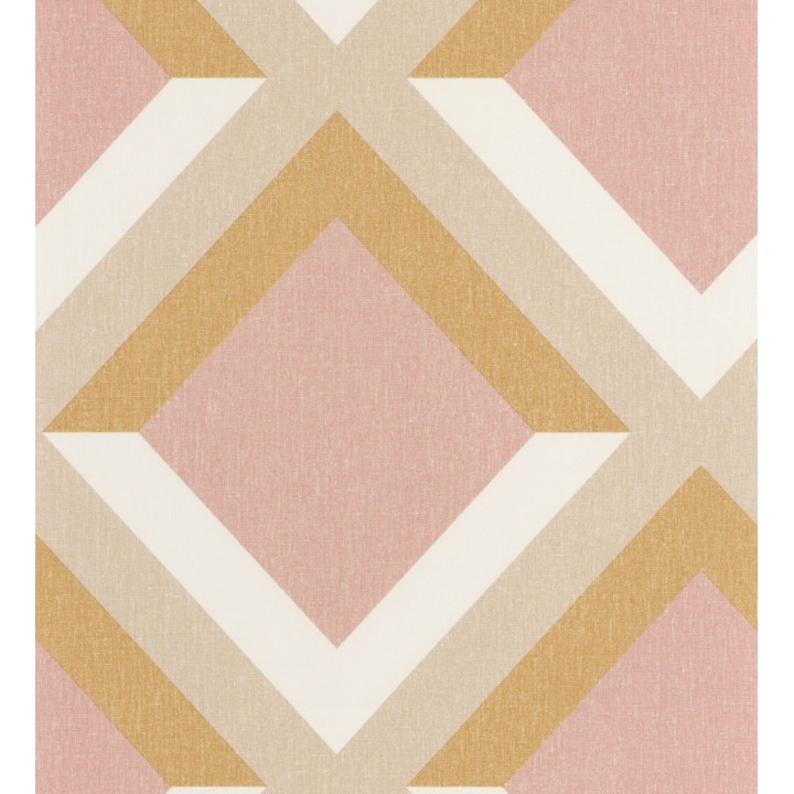 Papel pintado geométrico rombos superpuestos - Wilton House 126901