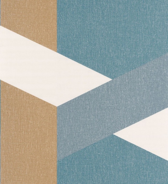 Papel pintado geométrico de líneas transversales - Danton 126906