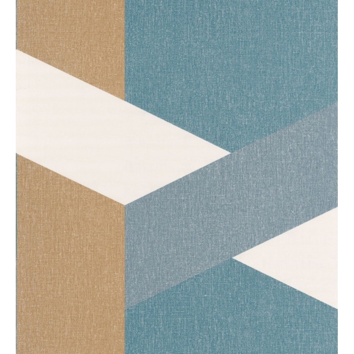 Papel pintado geométrico de líneas transversales - Danton 126906