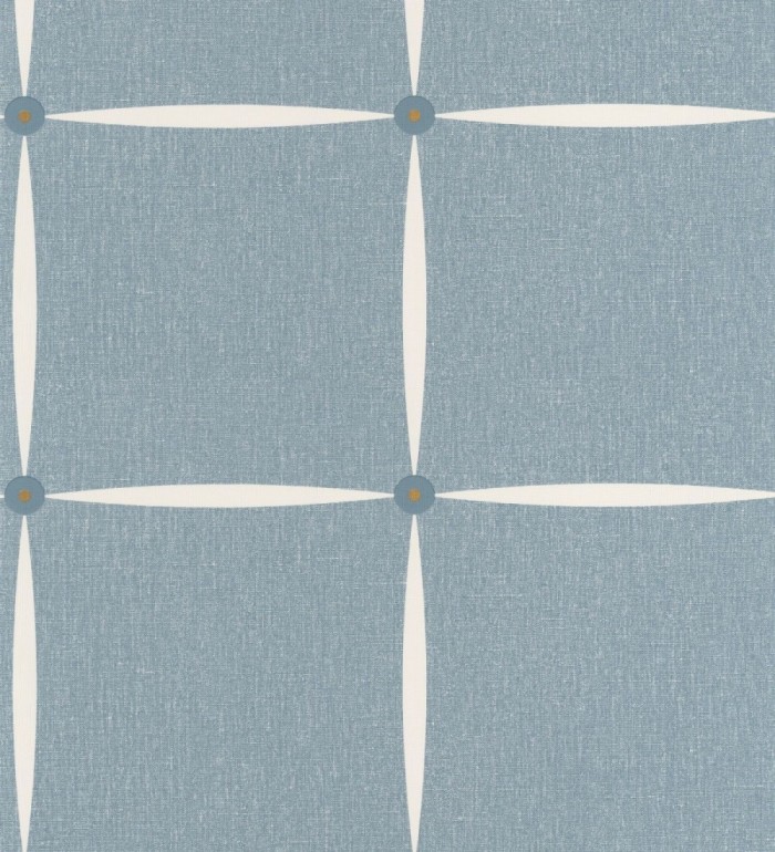 Papel pintado de cuadros estilo retro - Halper Button 126910