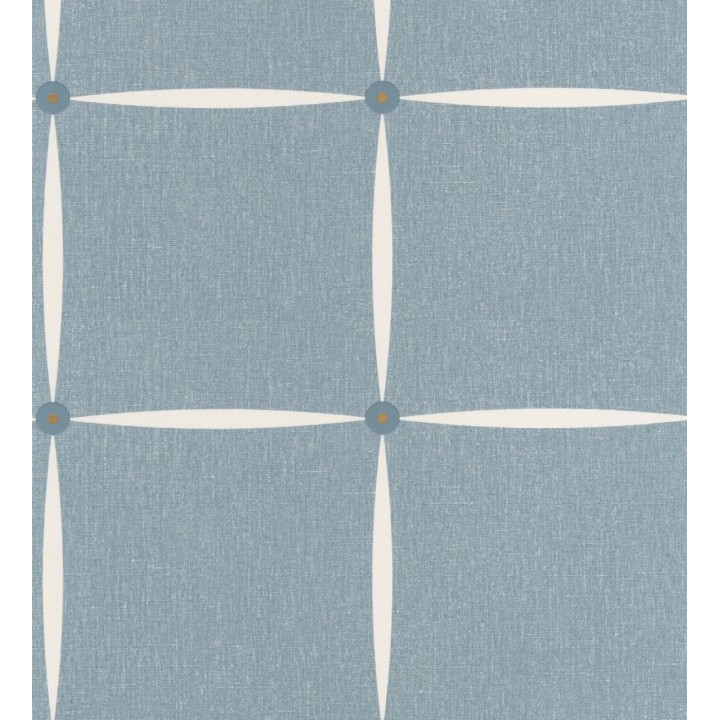 Papel pintado de cuadros estilo retro - Halper Button 126910