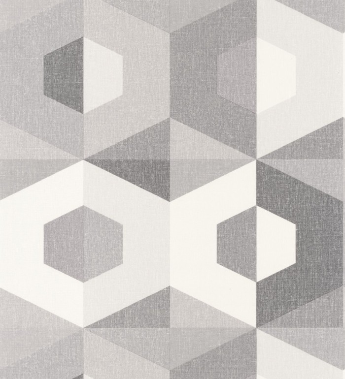 Papel pintado geométrico de hexágonos - Hexagon House 126916
