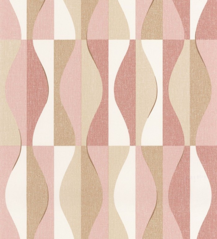Papel pintado geométrico líneas curvas - Arwen Curves 126918