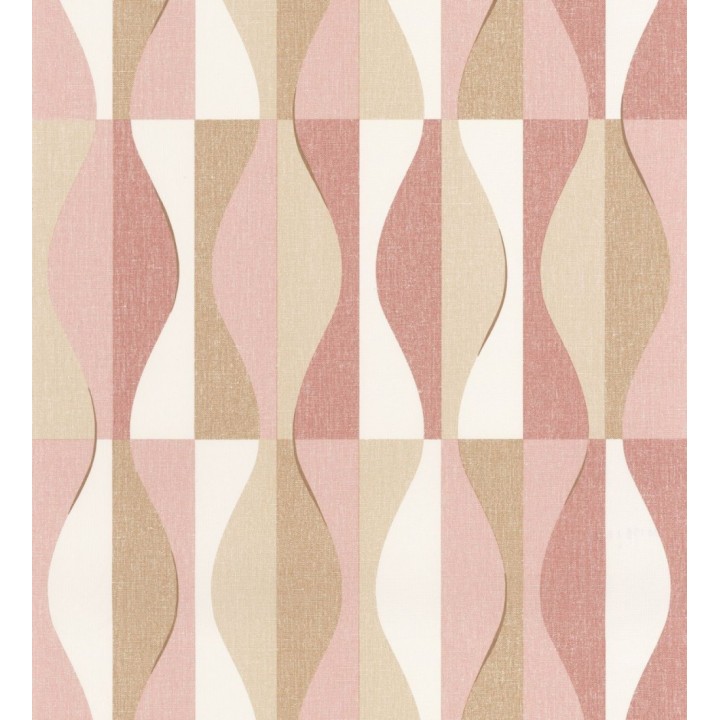 Papel pintado geométrico líneas curvas - Arwen Curves 126918