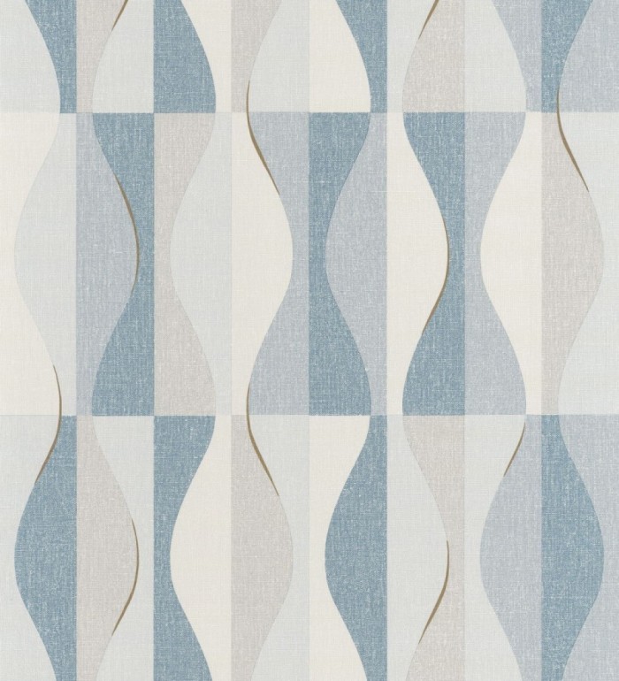 Papel pintado geométrico líneas curvas - Arwen Curves 126919
