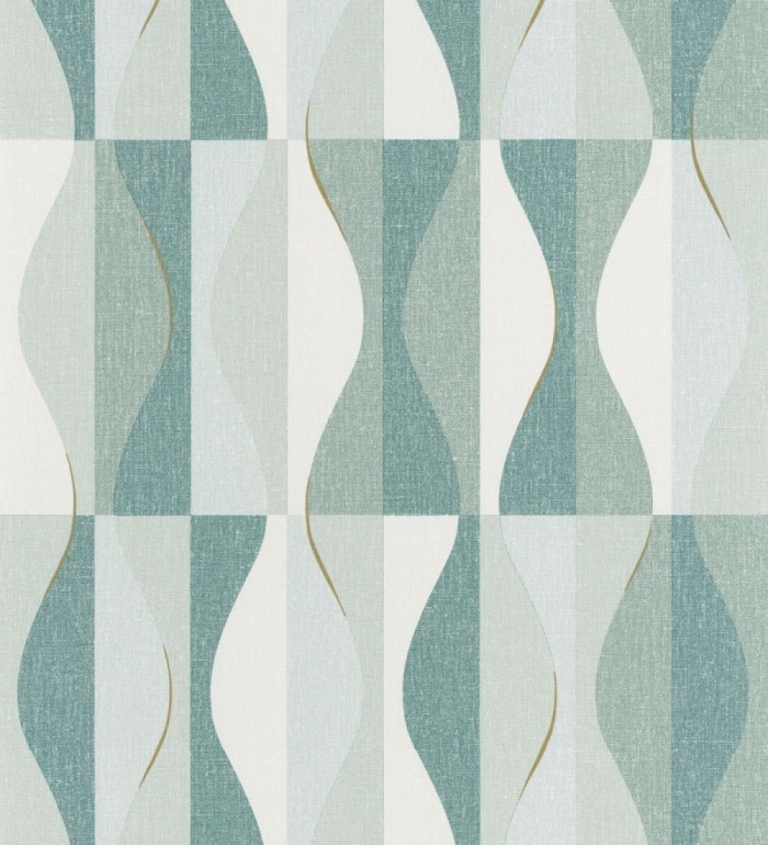 Papel pintado geométrico líneas curvas - Arwen Curves 126920