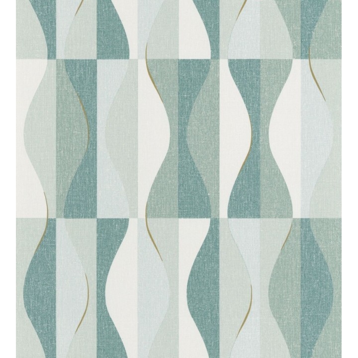 Papel pintado geométrico líneas curvas - Arwen Curves 126920