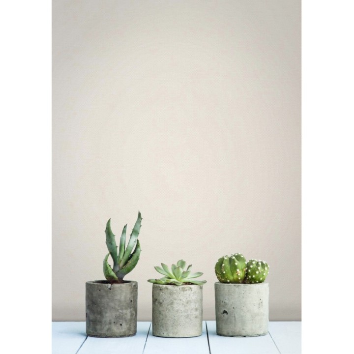 Papel pintado liso color crema claro - Melvin Texture 126943