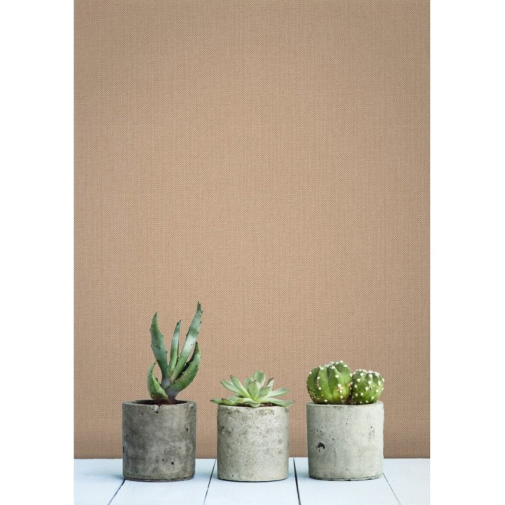 Papel pintado liso texturizado marrón - Melvin Texture 126946