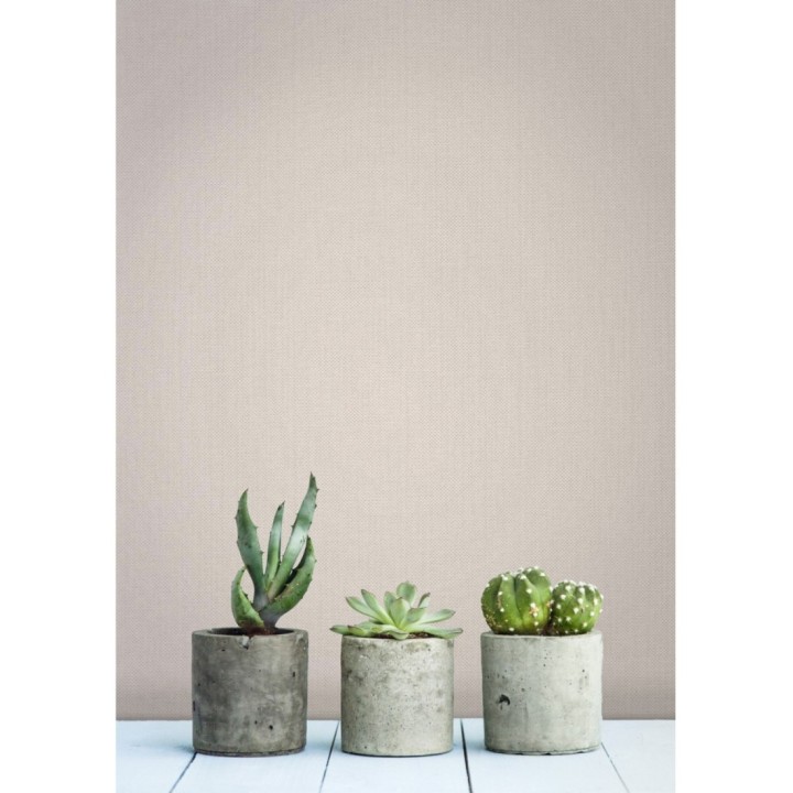 Papel pintado liso texturizado beige grisáceo claro - Melvin Texture 126948