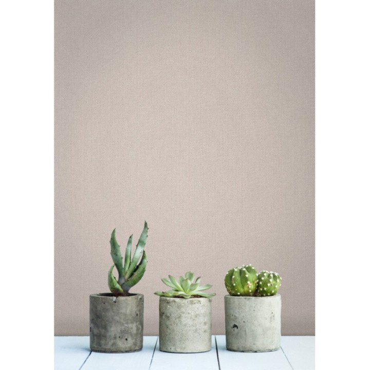 Papel pintado liso texturizado beige grisáceo - Melvin Texture 126949