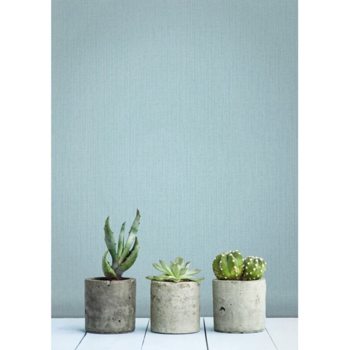 Papel pintado liso texturizado celeste - Melvin Texture 126963