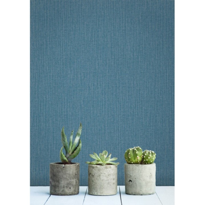 Papel pintado liso texturizado azul marino - Melvin Texture 126966