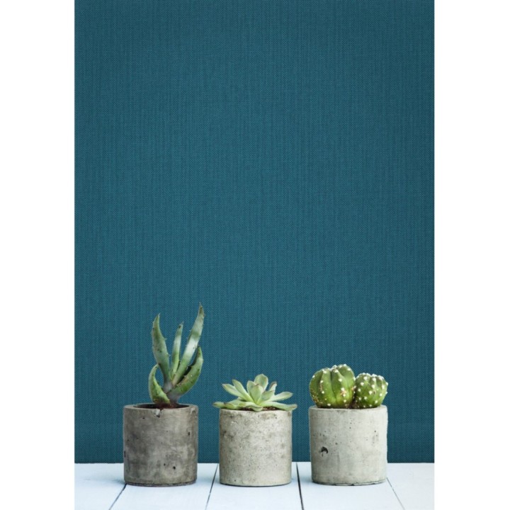 Papel pintado liso texturizado azul marino oscuro - Melvin Texture 126967