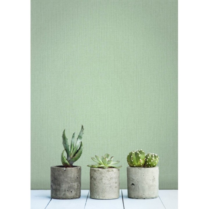 Papel pintado liso texturizado verde aguamarina - Melvin Texture 126968