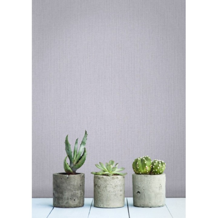 Papel pintado liso texturizado gris claro - Melvin Texture 126974