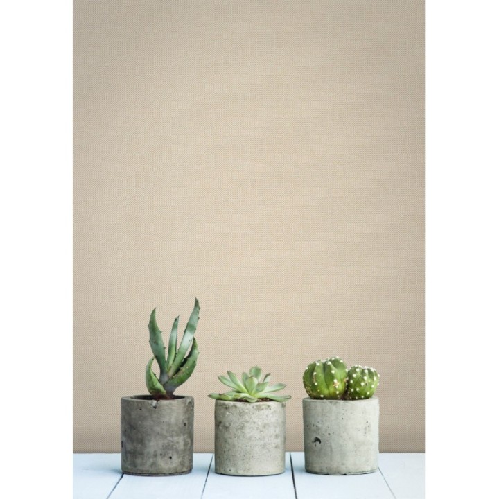 Papel pintado liso texturizado beige - Melvin Texture 126981