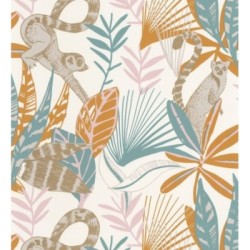 Papel pintado Raccoon Jungle 127004