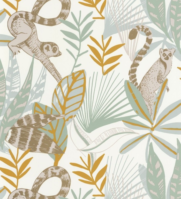 Papel pintado suricatos en la jungla - Raccoon Jungle 127005