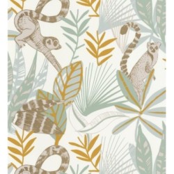 Papel pintado Raccoon Jungle 127005