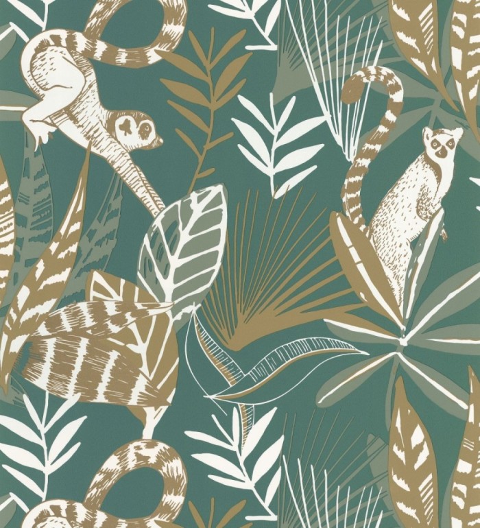 Papel pintado suricatos en la jungla - Raccoon Jungle 127006
