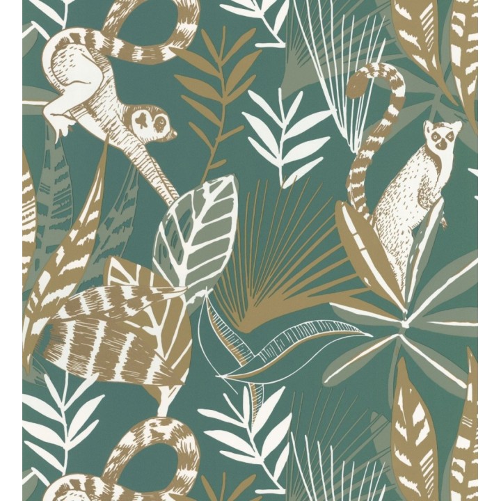 Papel pintado suricatos en la jungla - Raccoon Jungle 127006
