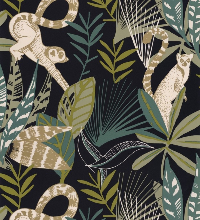 Papel pintado suricatos en la jungla - Raccoon Jungle 127007