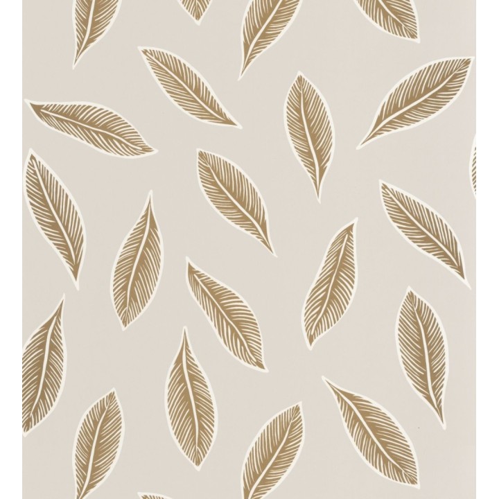 Papel pintado hojas decorativas beige - Glasgow Fall 127026