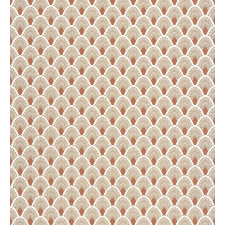 Papel pintado geométrico estilo art decó - Metric Hills 127032