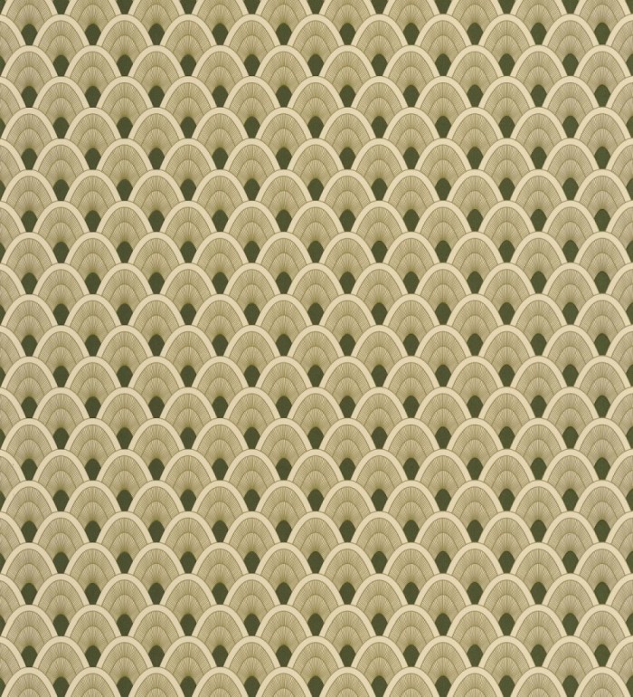 Papel pintado geométrico estilo art decó - Metric Hills 127034