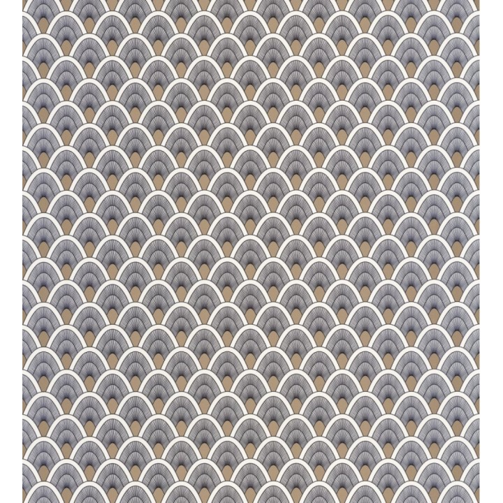 Papel pintado geométrico estilo art decó - Metric Hills 127035