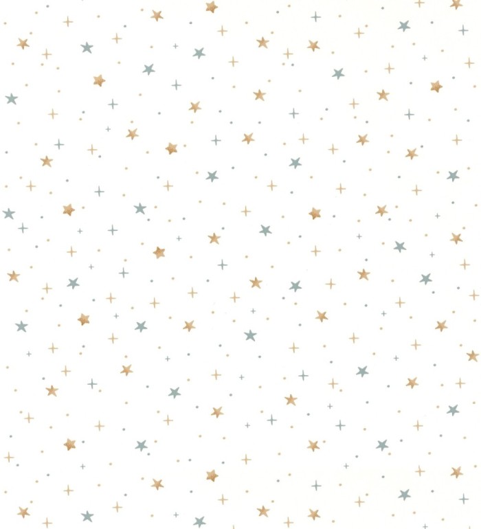 Papel pintado estrellas fondo blanco - Oslo Stars 127044