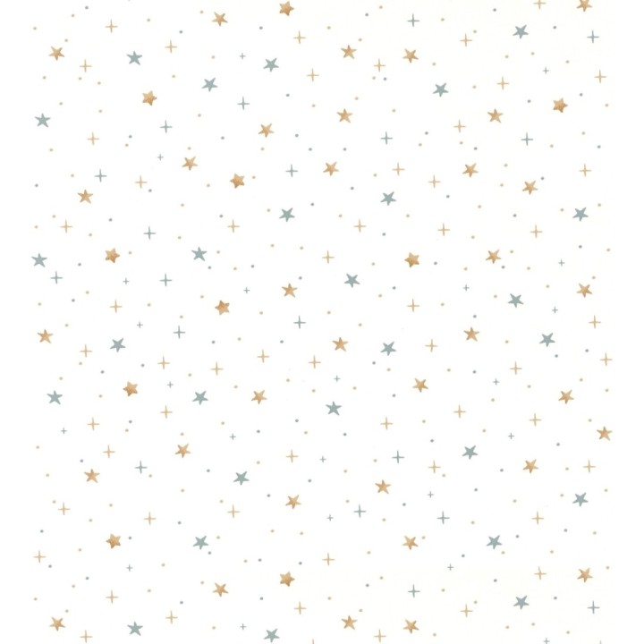 Papel pintado estrellas fondo blanco - Oslo Stars 127044
