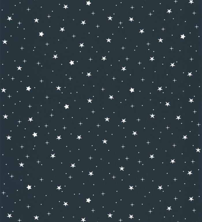 Papel pintado estrellas fondo negro - Oslo Stars 127045