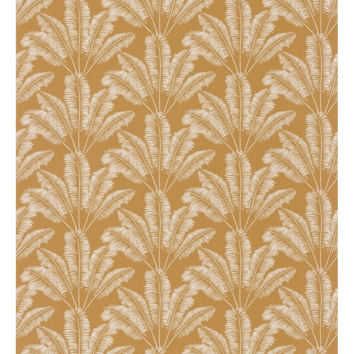 Papel pintado hojas de estilo africano ocre - Sumatra 127049
