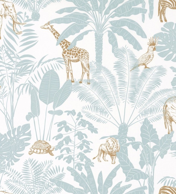 Papel pintado animales africanos en la jungla - Family Jungle 127053