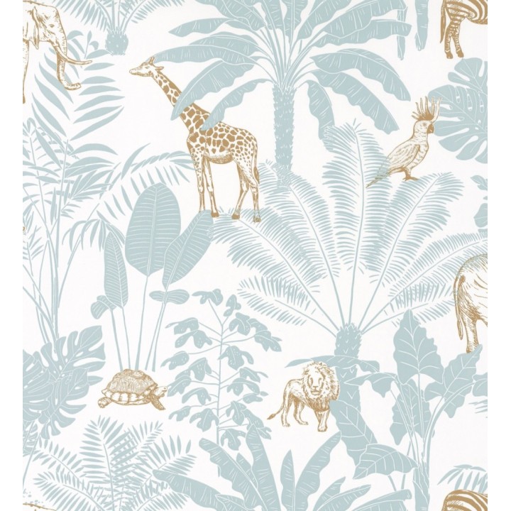 Papel pintado animales africanos en la jungla - Family Jungle 127053