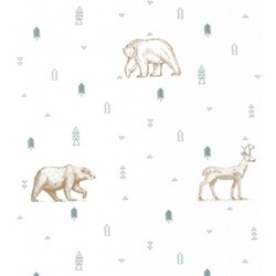 Papel pintado Alaska Animals 127063