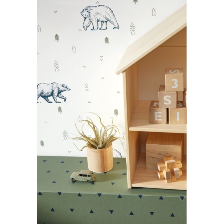 Papel pintado de ciervos y osos - Alaska Animals 127064