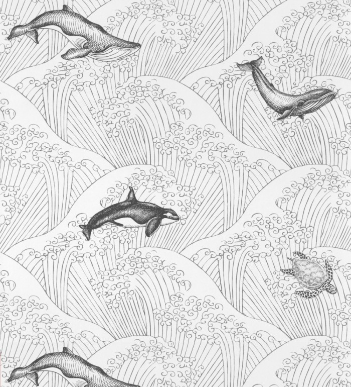 Papel pintado de animales marinos - Big Fish 127073