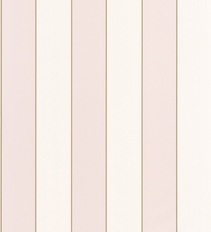 Papel pintado de rayas perfiladas en oro - Raya Palais 127076