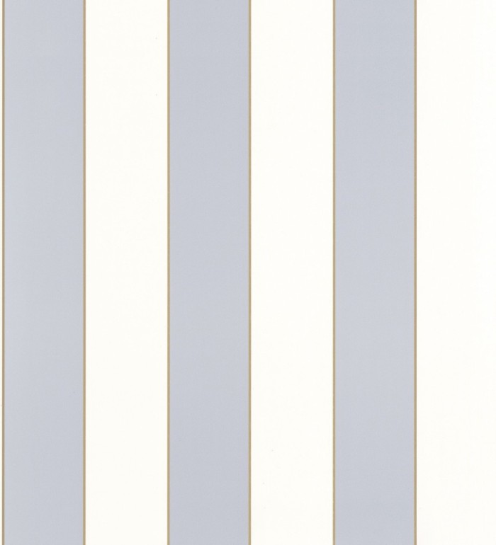 Papel pintado de rayas perfiladas en oro - Raya Palais 127078