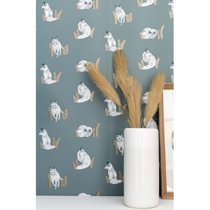 Papel pintado zorros en el bosque - Fox Forest 127082