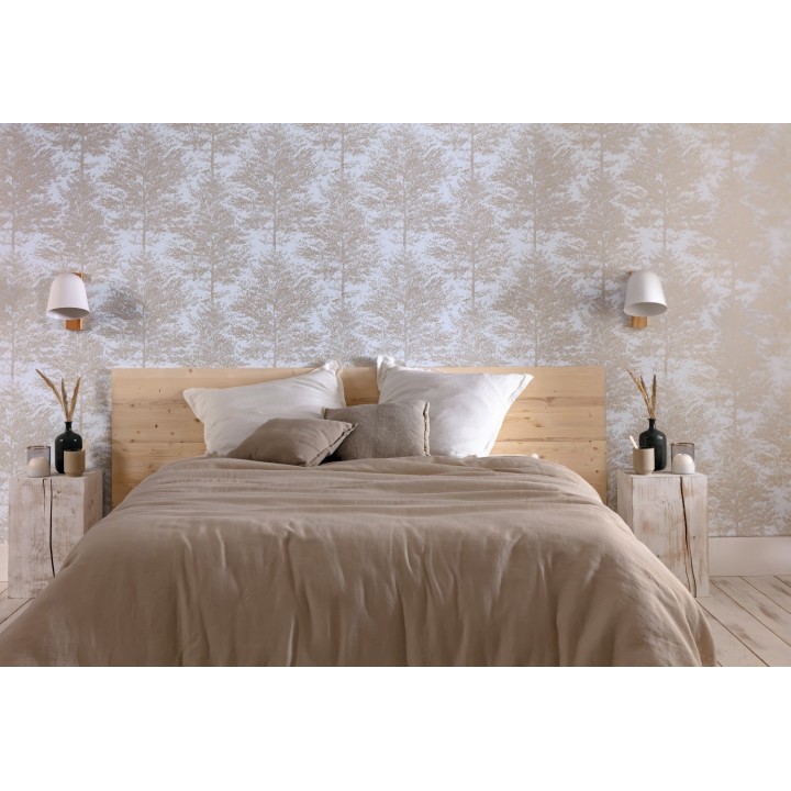 Papel pintado bosque de árboles difuminados - Oyama 127096