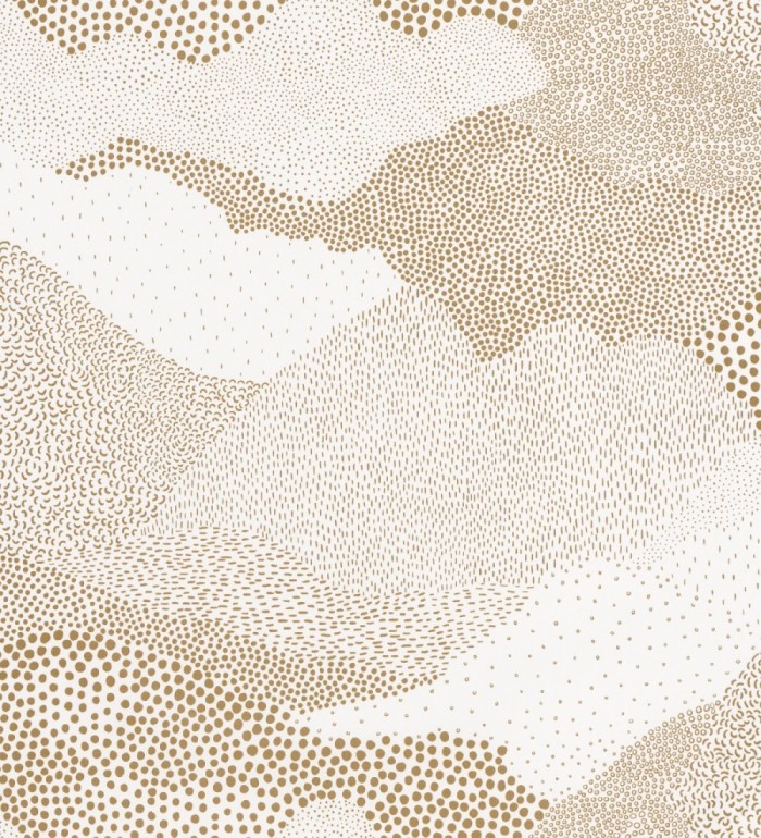 Papel pintado nubes con técnica de puntillismo - Mayko 127101